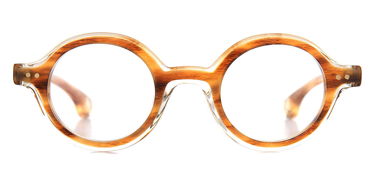 Blake Kuwahara® PEI BLK PEI AMBER HORN 44 - AMBER HORN Eyeglasses