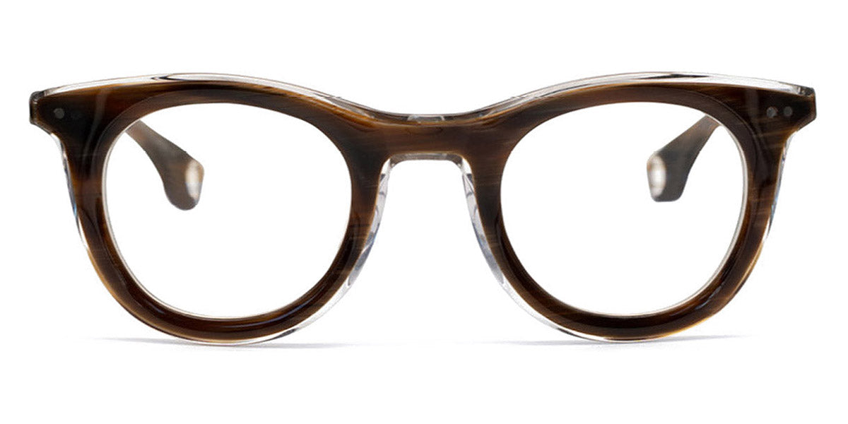 Blake Kuwahara® REED BLK REED BROWN HORN 46 - BROWN HORN Eyeglasses