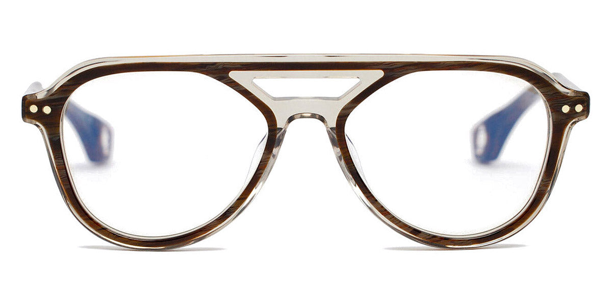 Blake Kuwahara® SPAULDING BLK SPAULDING BROWN HORN 53 - BROWN HORN Eyeglasses