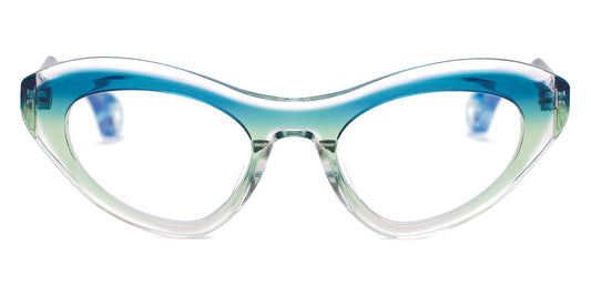 Blake Kuwahara® WIMBERLY BLK WIMBERLY CYAN 52 - CYAN Eyeglasses