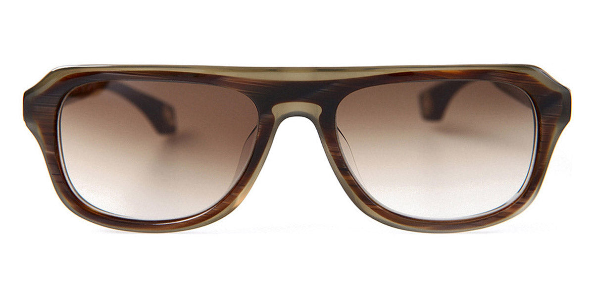 Blake Kuwahara® WRIGHT SUN BLK WRIGHT SUN BROWN HORN 56 - BROWN HORN Sunglasses