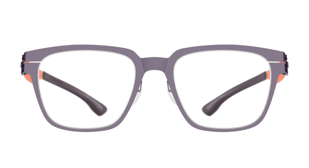 Ic! Berlin® Bo Shiny Aubergine-Flame 52 Eyeglasses