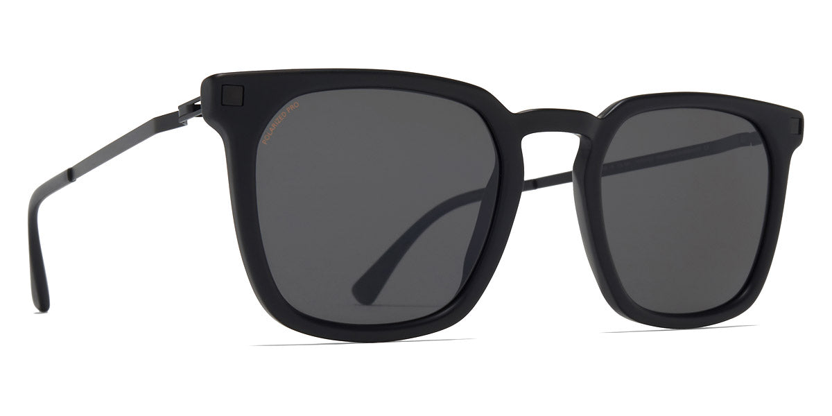 Mykita® BORGA MYK BORGA C98 Matte Black/Black / Polarized Pro Hi-Con Grey 49 - C98 Matte Black/Black / Polarized Pro Hi-Con Grey Sunglasses