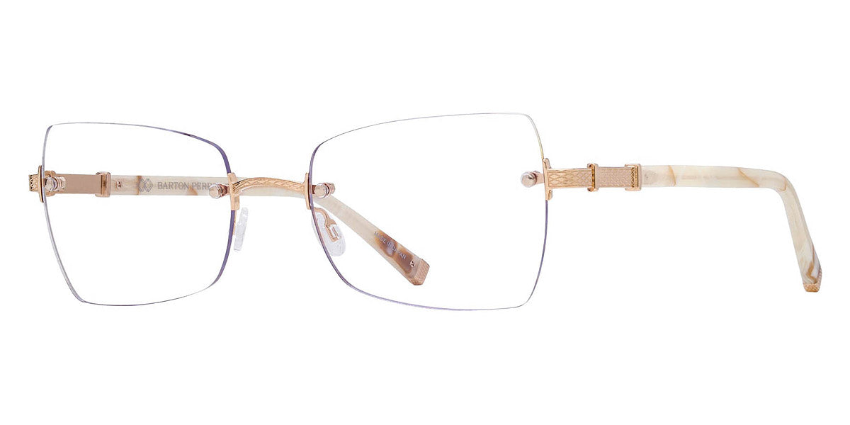 Barton Perreira® Kiki BPR OP Kiki 5303 53 - Tusk/Gold Eyeglasses