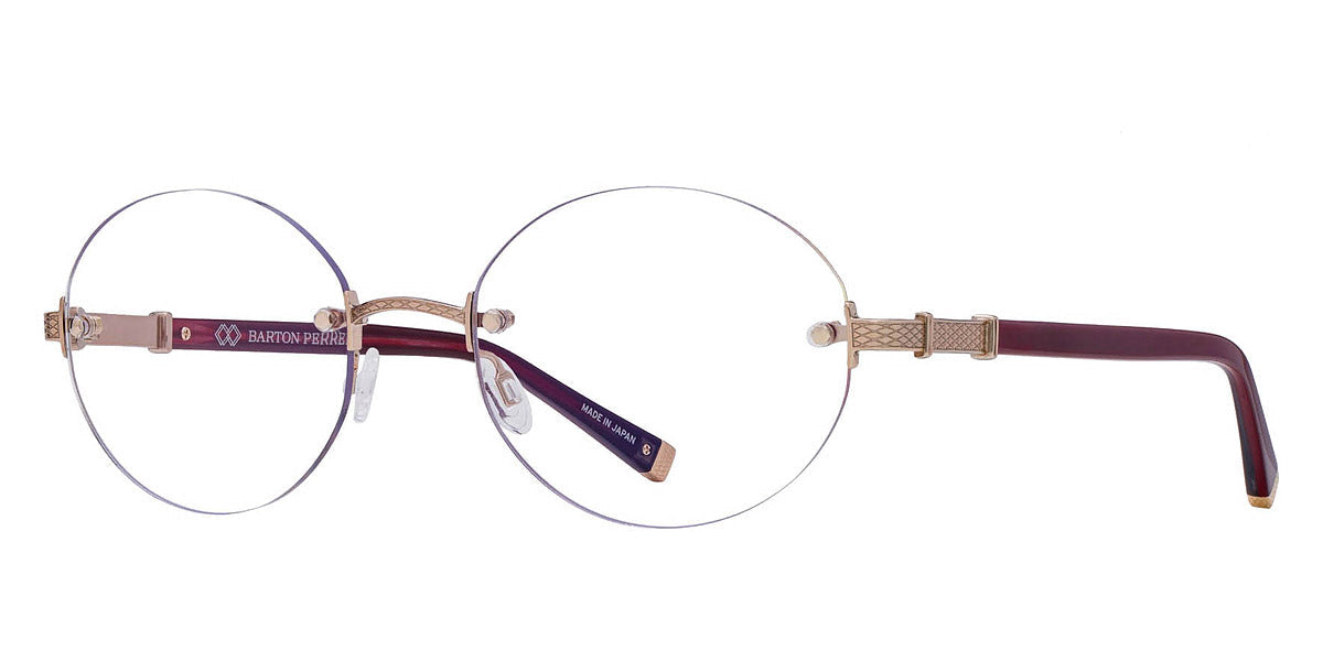 Barton Perreira® Layla BPR OP Layla 5204 52 - Oxblood/Rose Gold Eyeglasses