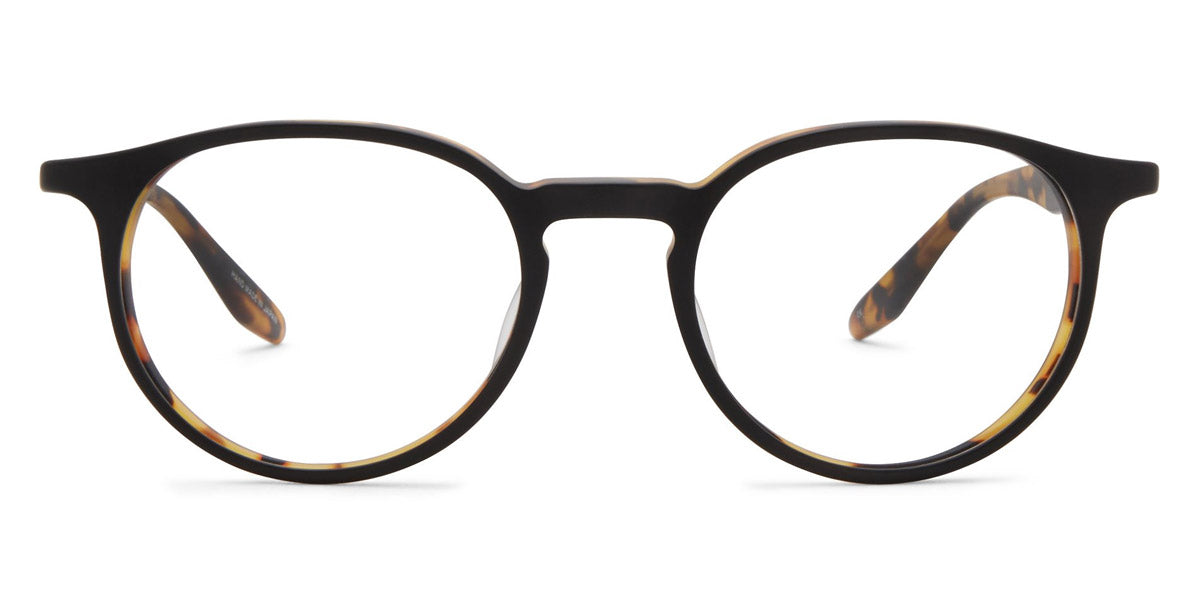 Barton Perreira® Norton - Matte Black Amber Tortoise Eyeglasses