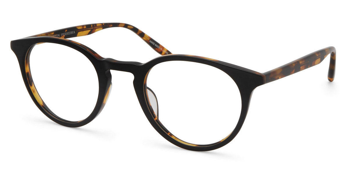 Barton Perreira® Princeton - Black Amber Tortoise Eyeglasses