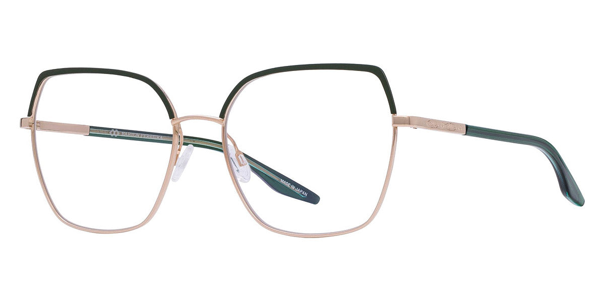 Barton Perreira® Surya BPR OP Surya 5604 56 - Gold/Sage Enamel Eyeglasses