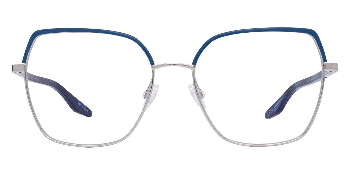 Barton Perreira® Surya BPR OP Surya 5605 56 - Silver/Twilight Enamel Eyeglasses