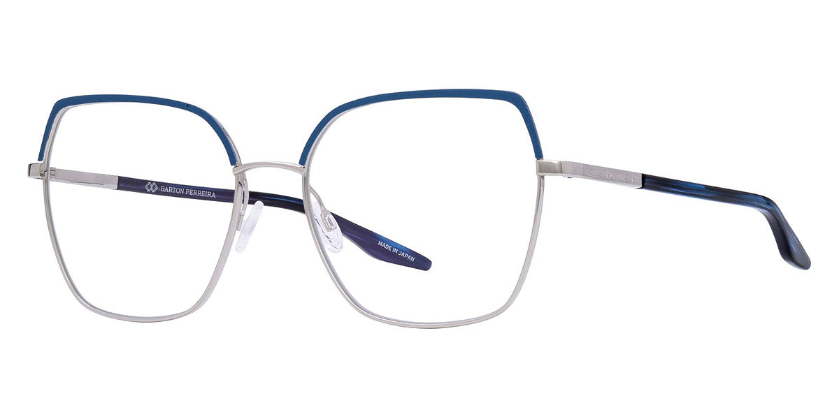 Barton Perreira® Surya BPR OP Surya 5605 56 - Silver/Twilight Enamel Eyeglasses