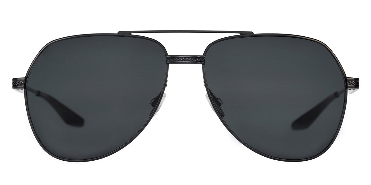 Barton Perreira® 007 AVTAK - Black Satin / Noir Sunglasses