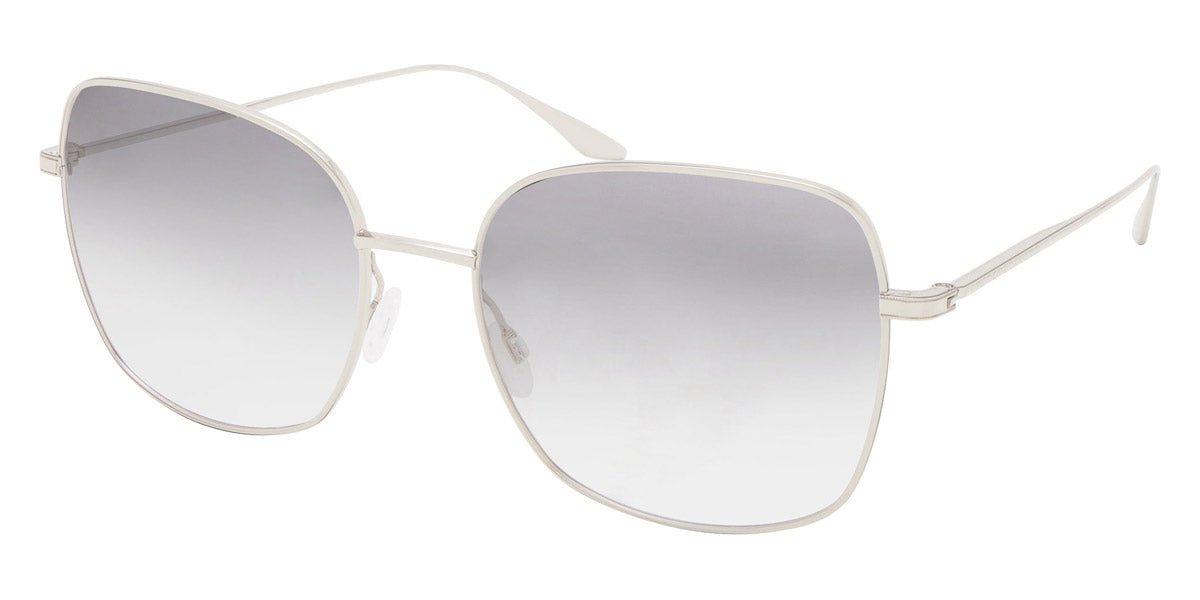Barton Perreira® Camille - Silver / Smoke Mirror AR Sunglasses