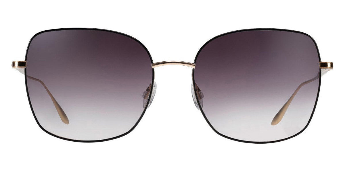 Barton Perreira® Camille - Gold/Black Satin Enamel / Smolder AR Sunglasses
