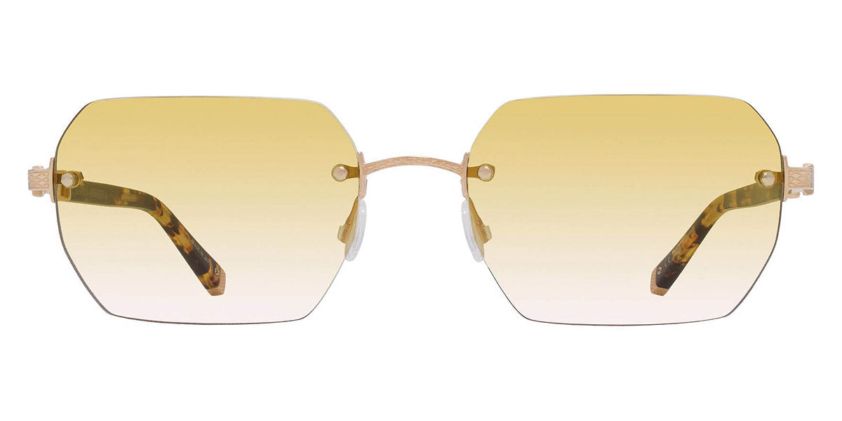 Barton Perreira® Jude BPR SU Jude 5702 56 - Matte Heroine Chic/Gold / Sunshine Gradient AR Sunglasses