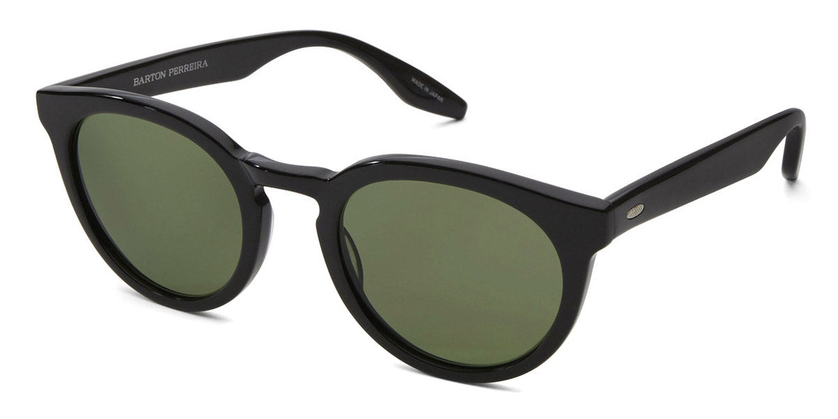 Barton Perreira® Rourke - Black / Vintage Green AR / Vintage Green AR Sunglasses