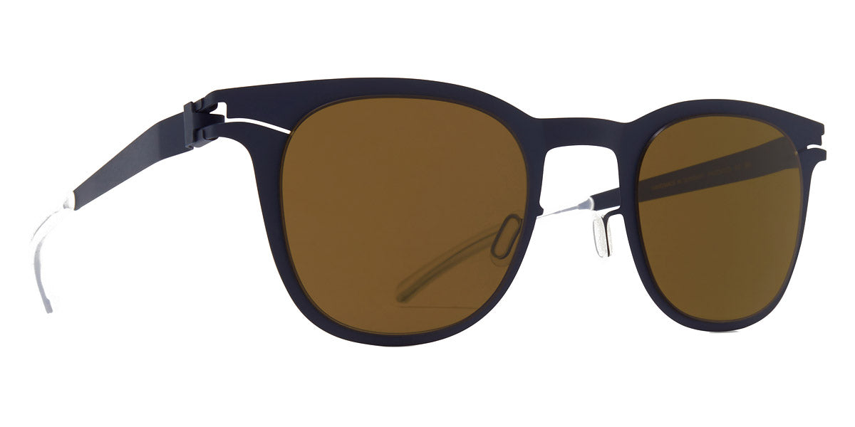 Mykita® CALLUM MYK CALLUM Indigo / Raw Brown Solid 47 - Indigo / Raw Brown Solid Sunglasses