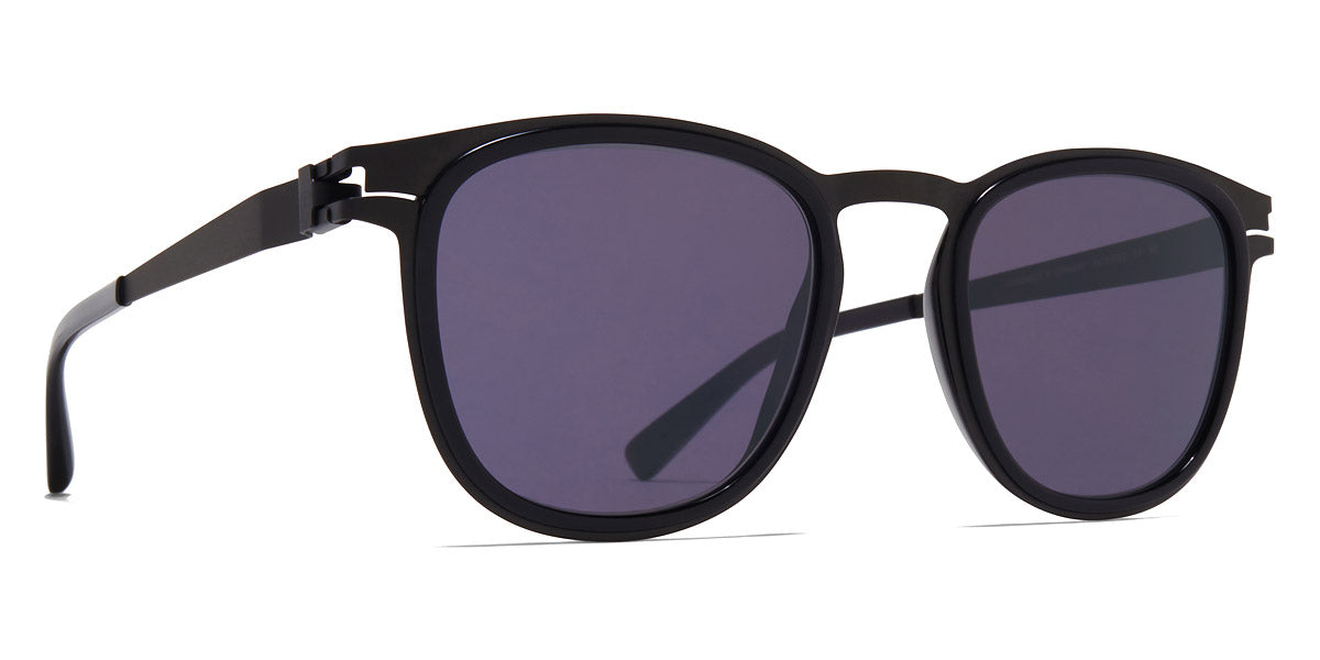 Mykita® CANTARA MYK CANTARA A6 Black/Black / Cool Grey Solid 47 - A6 Black/Black / Cool Grey Solid Sunglasses