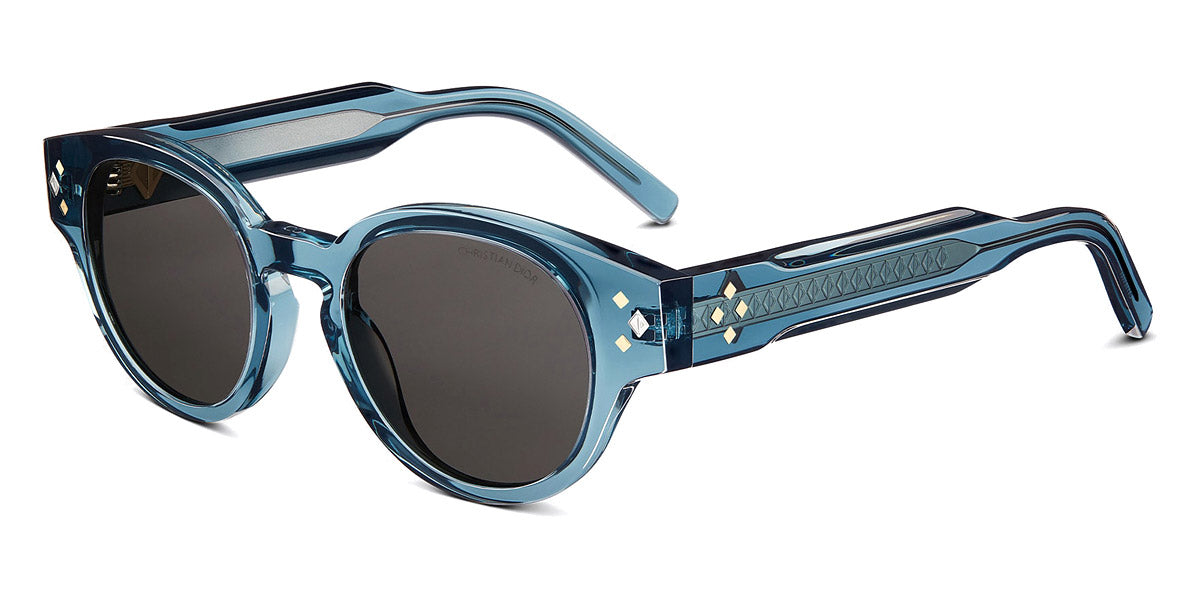 Dior® CD Diamond R2I D CDDMR2IXR 30A0 48 - Transparent Blue Sunglasses