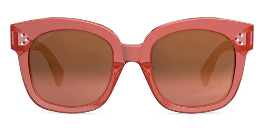 Celine® CL4002UN CEL CL4002UN 74T 54 - Shiny Rose / Brown Sunglasses