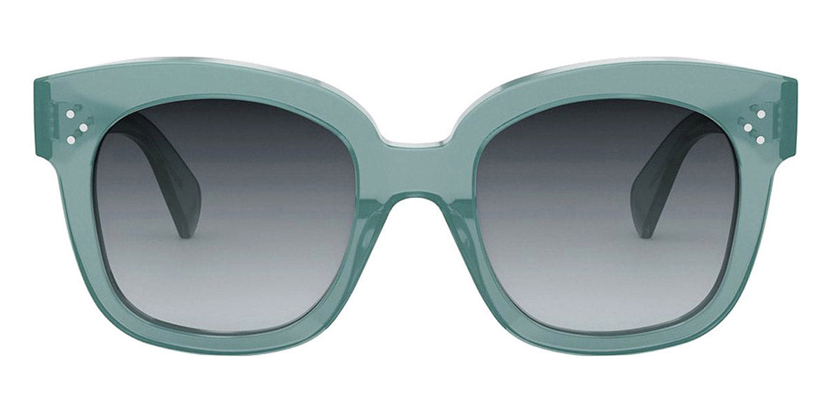 Celine® CL4002UN CEL CL4002UN 93b 54 - Shiny Lime Transparent / Lenses Gradient Smoke Organic Sunglasses