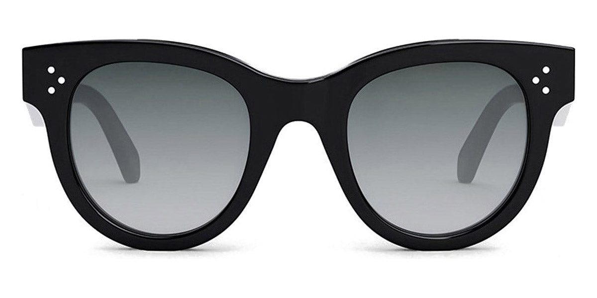 Celine® CL4003IN CEL CL4003IN 01B 48 - Shiny Black / Smoke Sunglasses