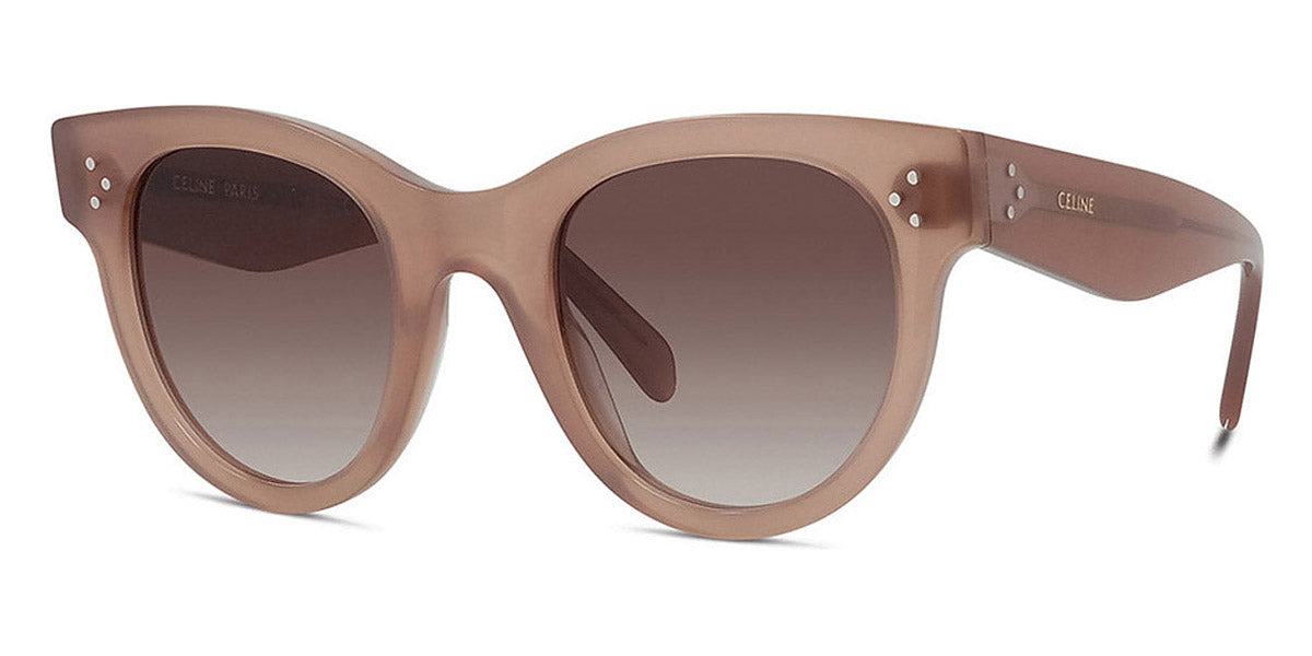 Celine® CL4003IN CEL CL4003IN 45F 48 - Shiny Opaline Pink / Gradient Brown Sunglasses