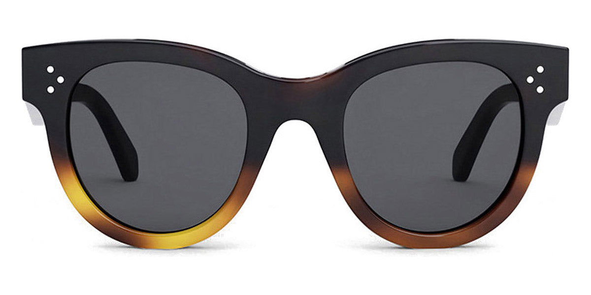 Celine® CL4003IN CEL CL4003IN 53A 48 - Shiny Havana / Smoke Sunglasses