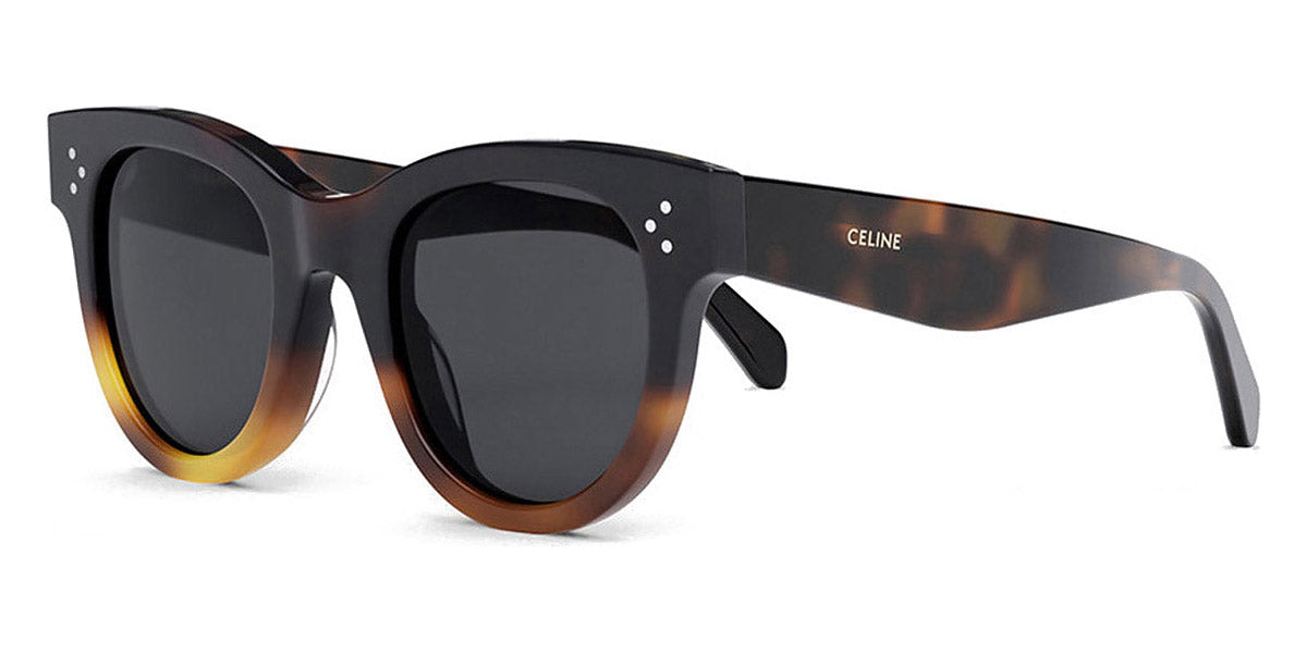 Celine® CL4003IN CEL CL4003IN 53A 48 - Shiny Havana / Smoke Sunglasses