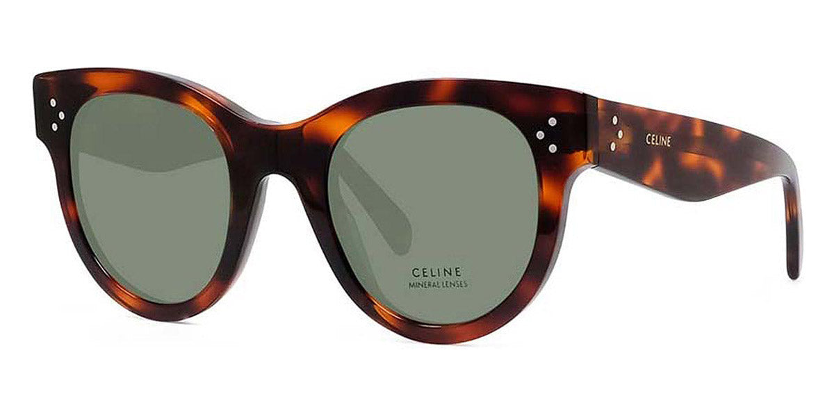 Celine® CL4003IN CEL CL4003IN 56A 48 - Shiny Havana / Smoke Mineral Sunglasses