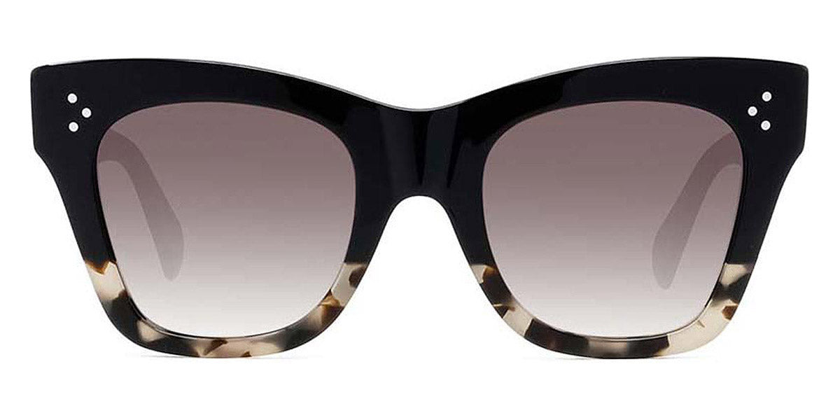 Celine® CL4004IN CEL CL4004IN 05F 50 - Black/Other / Gradient Brown Sunglasses