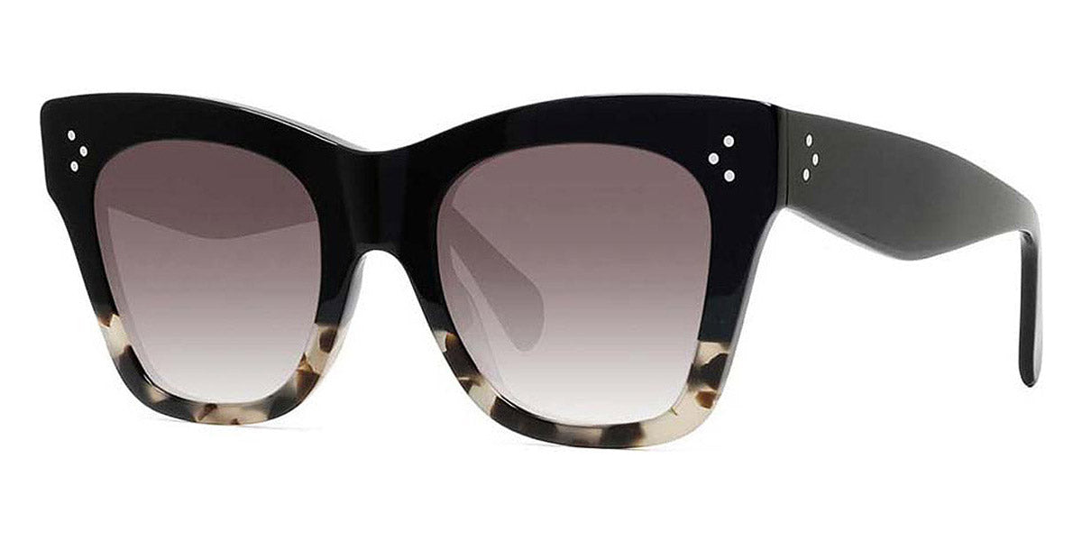 Celine® CL4004IN CEL CL4004IN 05F 50 - Black/Other / Gradient Brown Sunglasses