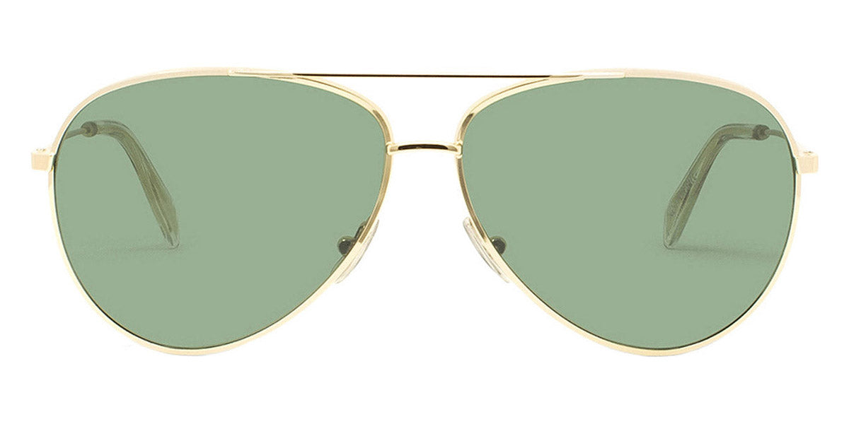 Celine® CL40062U CEL CL40062U 30N 59 - 30N Shiny Endura Gold / Green Mineral Sunglasses