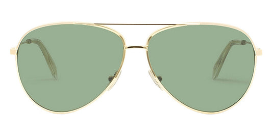 Celine® CL40062U CEL CL40062U 30N 59 - 30N Shiny Endura Gold / Green Mineral Sunglasses