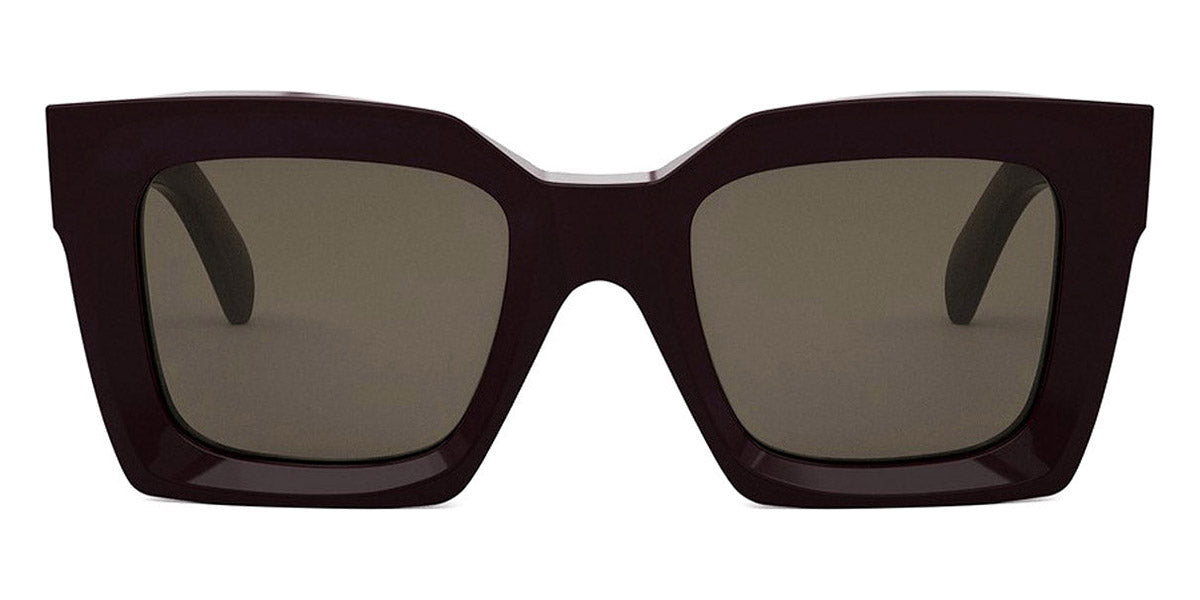 Celine® CL40130I CEL CL40130I 69E 51 - 69E Shiny Bordeaux / Brown Sunglasses