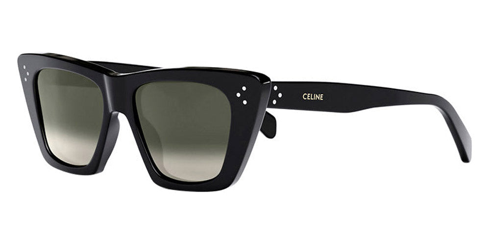 Celine® CL40187I CEL CL40187I 01F 51 - Shiny Black / Brown Sunglasses