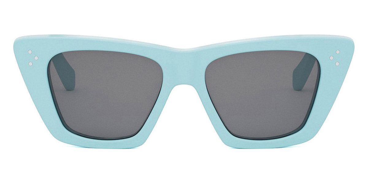 Celine® CL40187I CEL CL40187I 84A 51 - 84A Blu Transparent/Shiny Opaline / Smoke Sunglasses