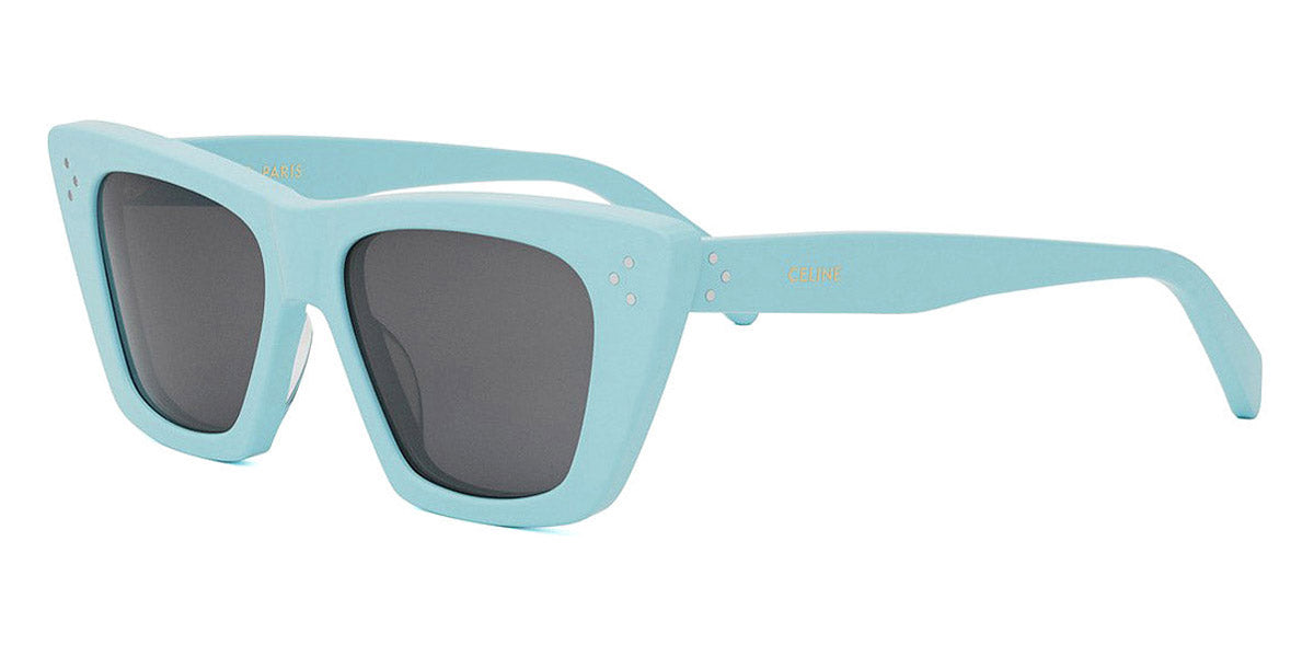 Celine® CL40187I CEL CL40187I 84A 51 - 84A Blu Transparent/Shiny Opaline / Smoke Sunglasses