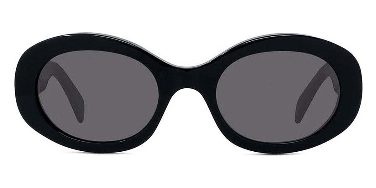 Celine® CL40194U CEL CL40194U 01A 52 - Shiny Black / Smoke Sunglasses