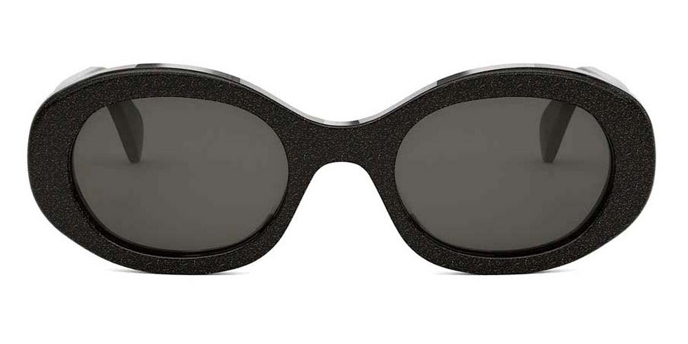 Celine® Cl40194U CEL CL40194U 03A 52 - 03A Shiny Black / Grey Sunglasses