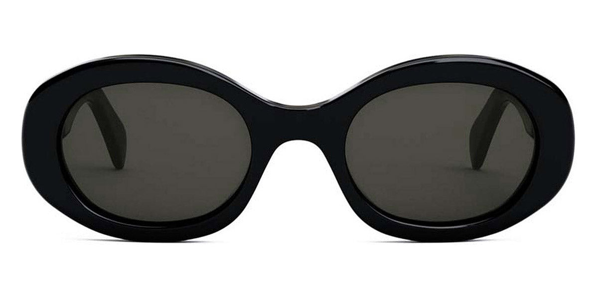 Celine® CL40194U CEL CL40194U 05A 52 - Shiny Black / Dark Smoke Sunglasses