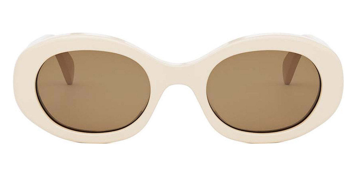 Celine® CL40194U CEL CL40194U 24E 52 - White/Other / Brown Sunglasses