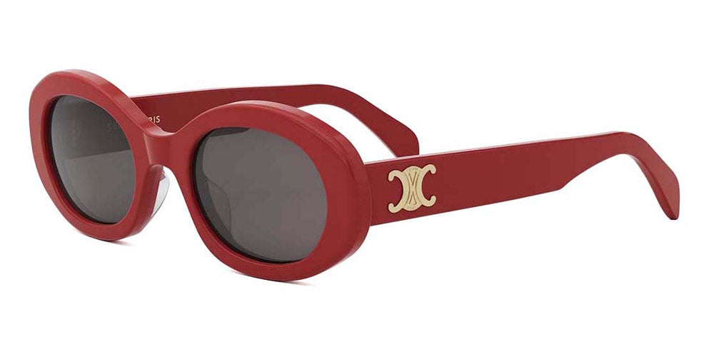 Celine® Cl40194U CEL CL40194U 68A 52 - 68A Shiny Red / Grey Sunglasses