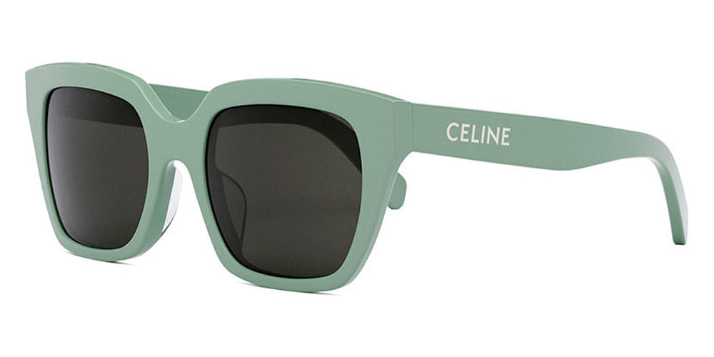 Celine® CL40198F CEL CL40198F 95A 56 - Shiny Pastel Mint / Smoke Sunglasses