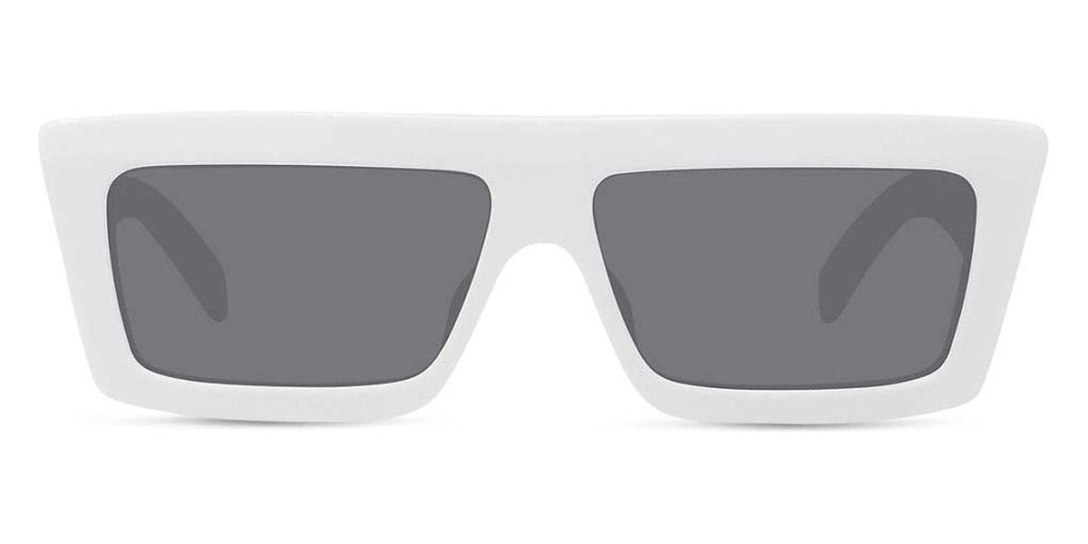 Celine® CL40214U CEL CL40214U 25A 57 - Shiny Ivory / Smoke Sunglasses