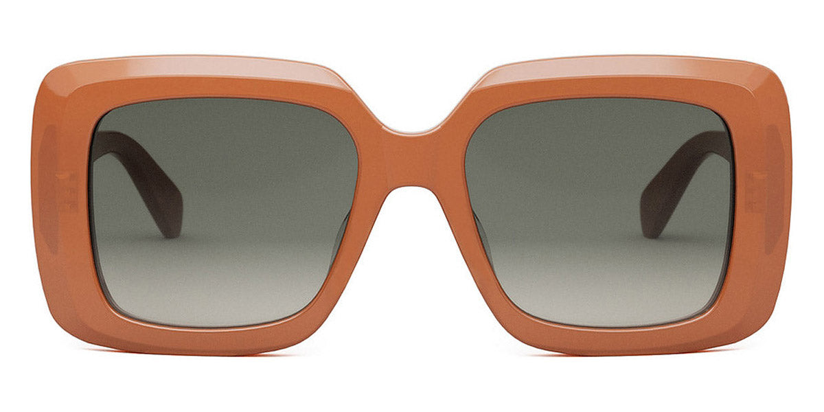 Celine® CL40263I CEL CL40263I 42F 54 - Shiny Milky Rust / Brown Sunglasses