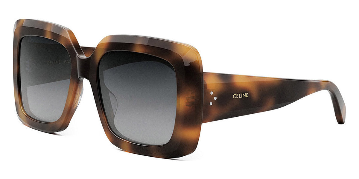 Celine® CL40263I CEL CL40263I 53B 54 - Shiny Classic Havana / Smoke Sunglasses