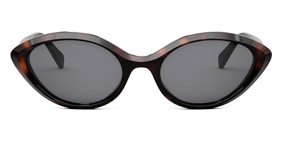 Celine® CL40264U CEL CL40264U 52A 57 - Shiny Dark Havana / Smoke Sunglasses