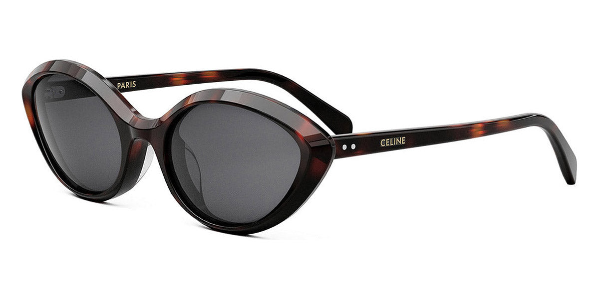 Celine® CL40264U CEL CL40264U 52A 57 - Shiny Dark Havana / Smoke Sunglasses