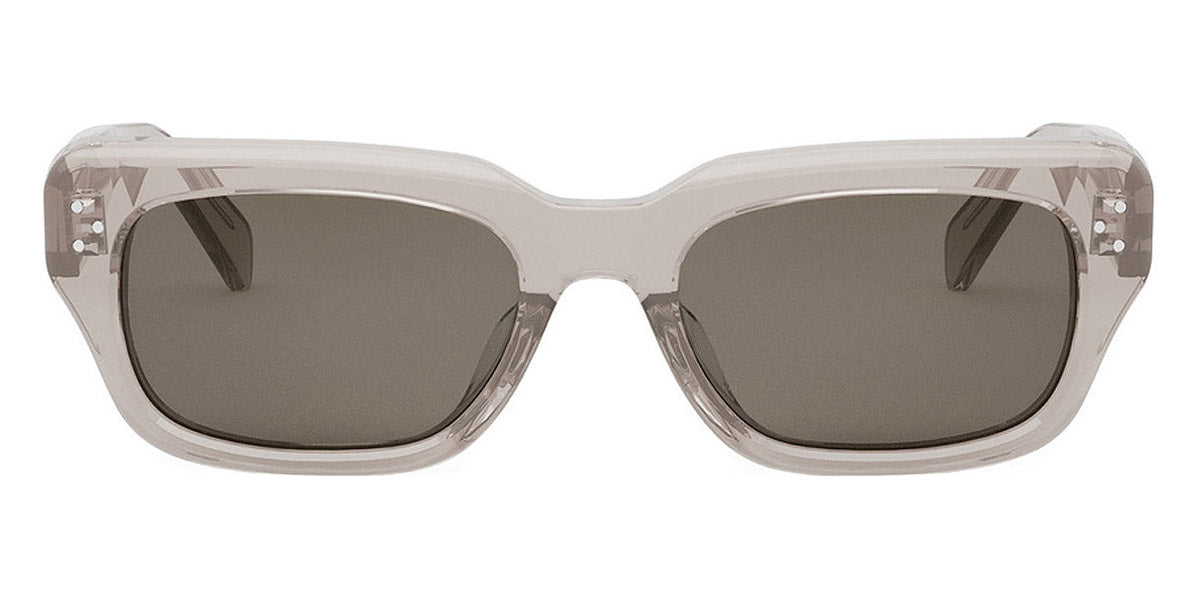 Celine® CL40267U CEL CL40267U 59E 54 - Shiny Transparent Taupe / Brown Sunglasses