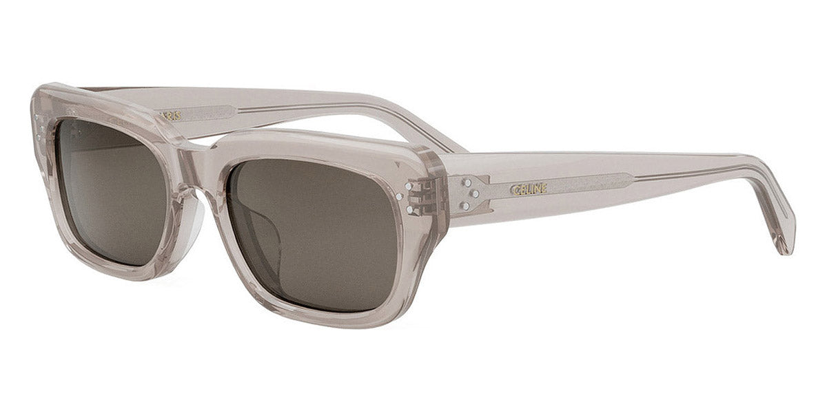 Celine® CL40267U CEL CL40267U 59E 54 - Shiny Transparent Taupe / Brown Sunglasses